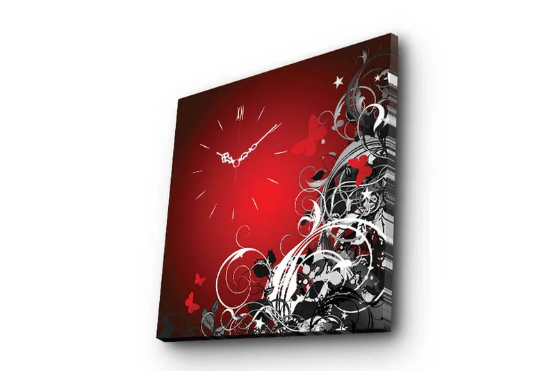 Koristeellinen Canvas Seinäkello - Sisustustuotteet - Seinäkoristeet - Kellot