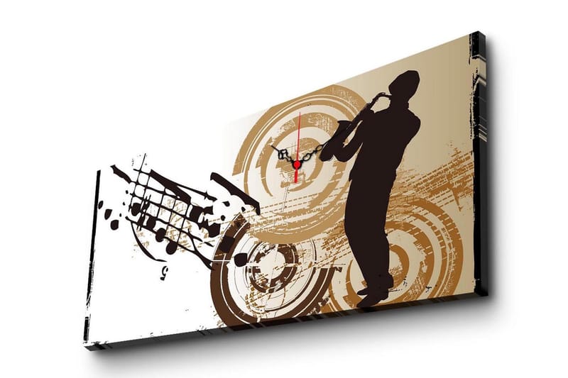 Koristeellinen Canvas Seinäkello - Sisustustuotteet - Seinäkoristeet - Kellot