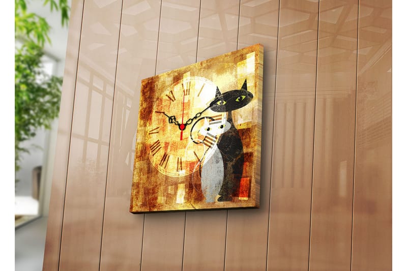 Koristeellinen Canvas Seinäkello - Sisustustuotteet - Seinäkoristeet - Kellot