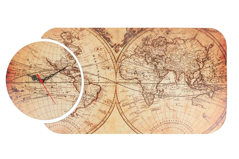 Koristeellinen MDF Kello (2 kpl), undefined