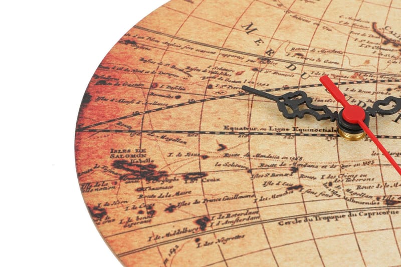 Koristeellinen MDF Kello (2 kpl) - Sisustustuotteet - Seinäkoristeet - Kellot