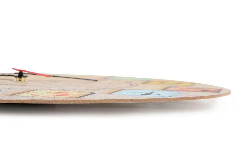 Koristeellinen MDF kello - Sisustustuotteet - Seinäkoristeet - Kellot