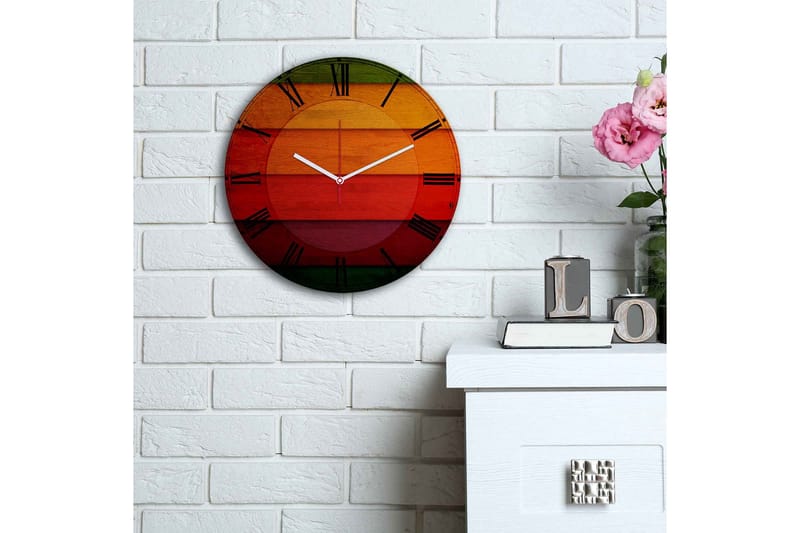 Koristeellinen MDF kello - Sisustustuotteet - Seinäkoristeet - Kellot