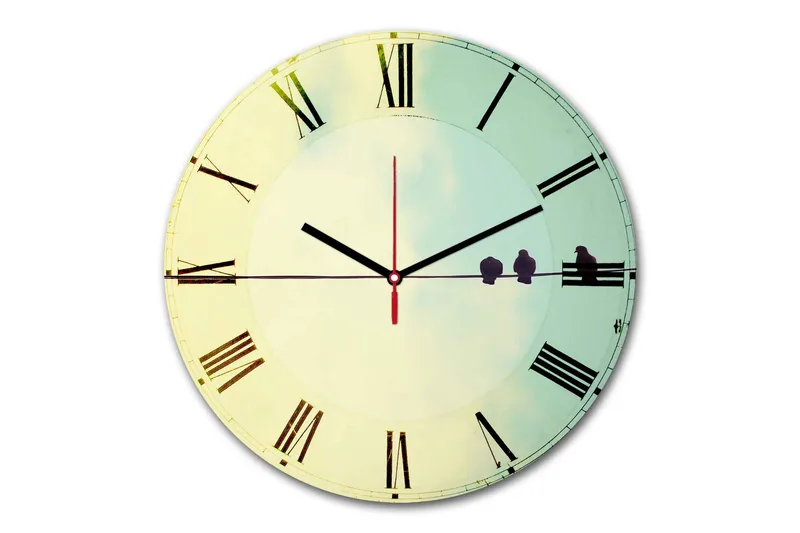 Koristeellinen MDF kello - Sisustustuotteet - Seinäkoristeet - Kellot