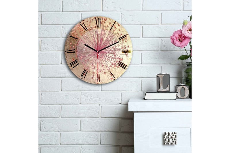 Koristeellinen MDF kello - Sisustustuotteet - Seinäkoristeet - Kellot