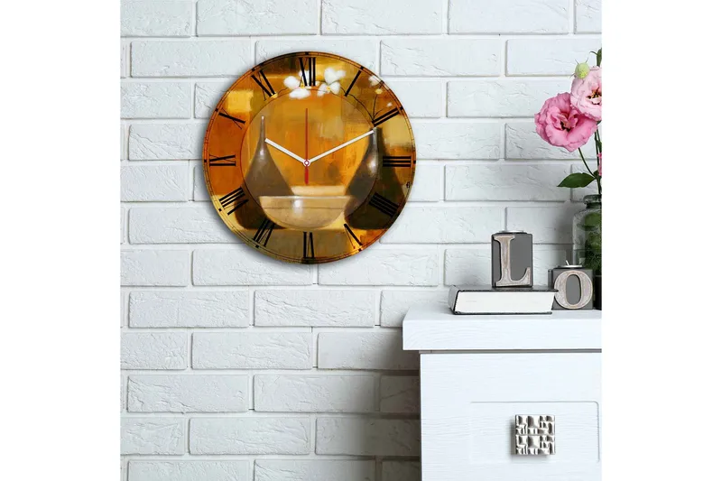 Koristeellinen MDF kello - Sisustustuotteet - Seinäkoristeet - Kellot