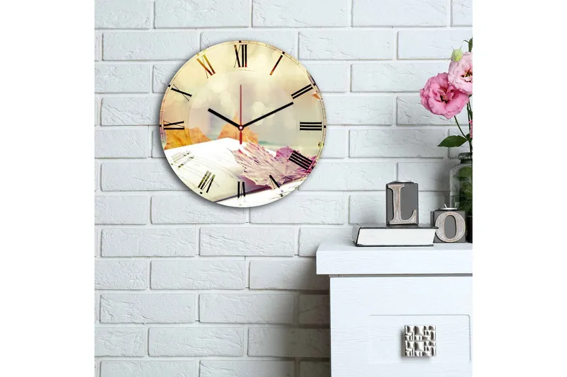 Koristeellinen MDF kello - Sisustustuotteet - Seinäkoristeet - Kellot