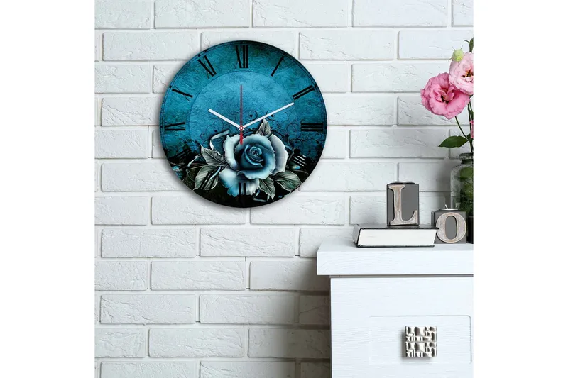 Koristeellinen MDF kello - Sisustustuotteet - Seinäkoristeet - Kellot