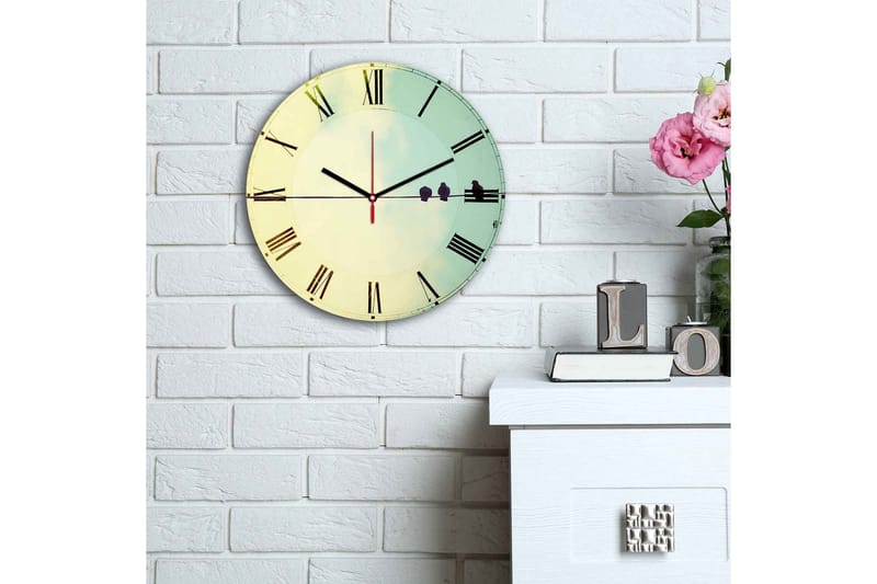 Koristeellinen MDF kello - Sisustustuotteet - Seinäkoristeet - Kellot