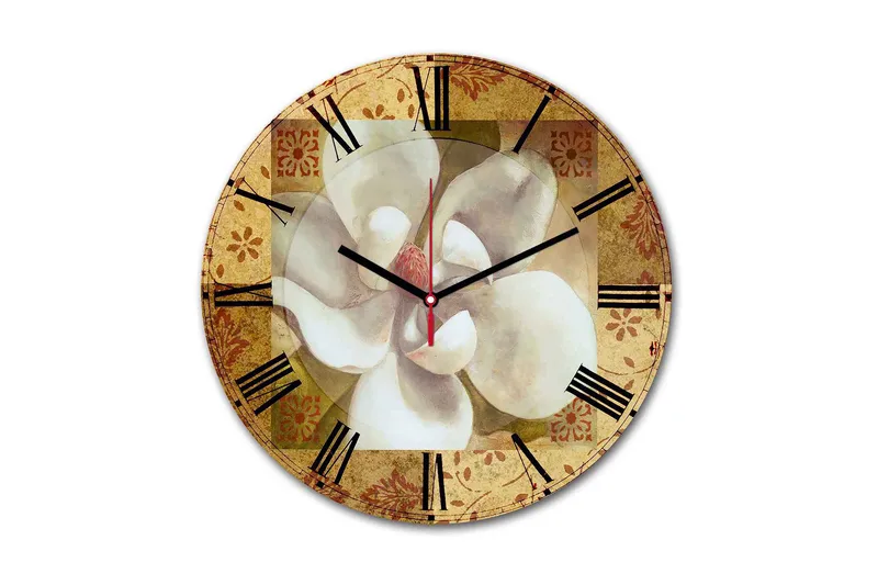 Koristeellinen MDF Seinäkello 30 cm, Monivärinen