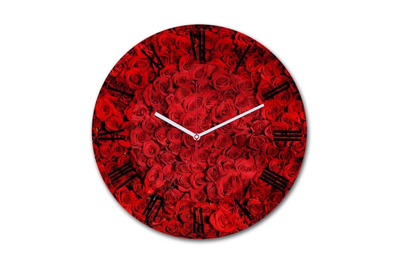 Koristeellinen MDF Seinäkello 30 cm, Monivärinen