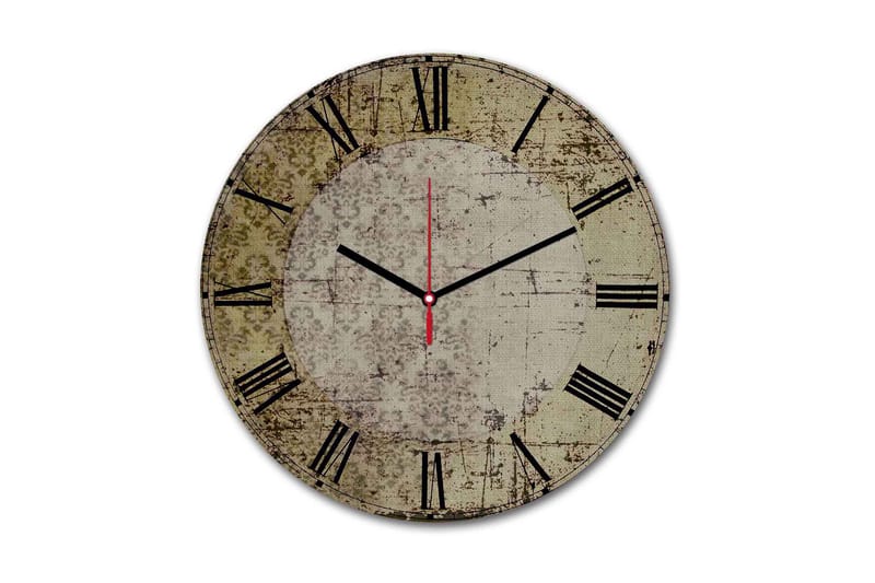 Koristeellinen MDF Seinäkello 30 cm, Monivärinen