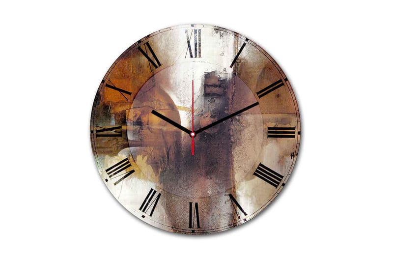 Koristeellinen MDF Sein äkello 30 cm, Monivärinen