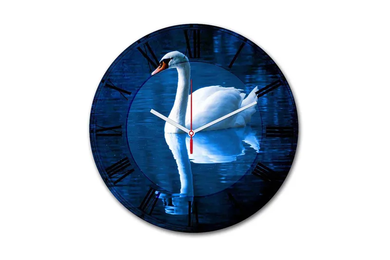 Koristeellinen MDF Seinäkello 30 cm, Monivärinen