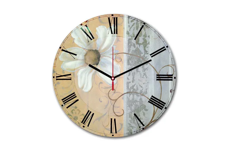 Koristeellinen MDF Seinäkello 30 cm, Monivärinen