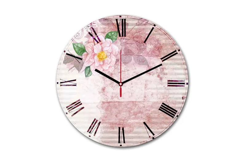 Koristeellinen MDF Seinäkello 30 cm, Monivärinen