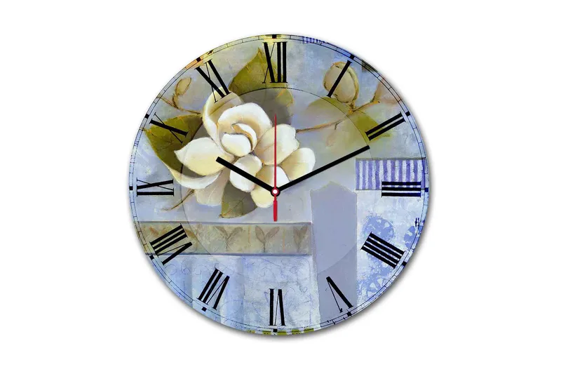 Koristeellinen MDF Seinäkello 30 cm, Monivärinen