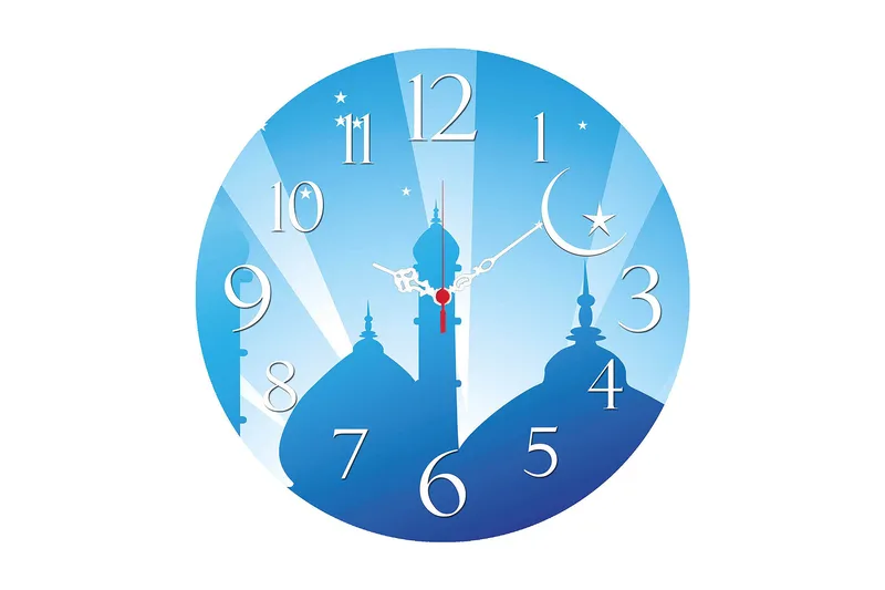 Koristeellinen MDF Seinäkello 40 cm, Monivärinen