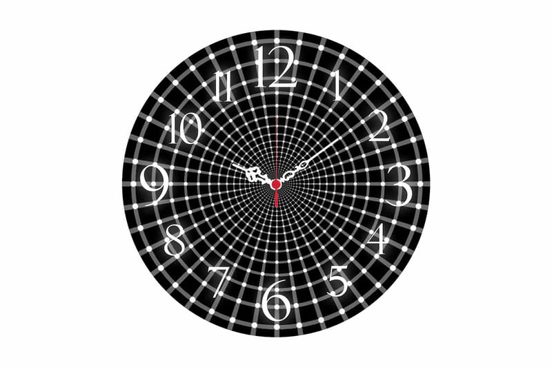 Koristeellinen MDF Seinäkello 40 cm, Monivärinen