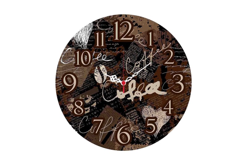 Koristeellinen MDF Seinäkello 40 cm, Monivärinen