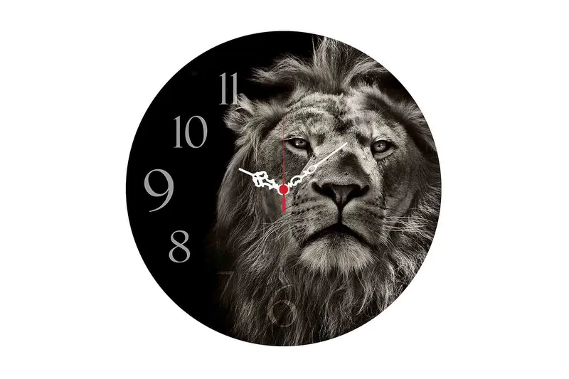 Koristeellinen MDF Seinäkello 40 cm, Monivärinen