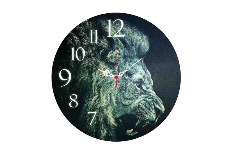 Koristeellinen MDF Seinäkello 40 cm, Monivärinen