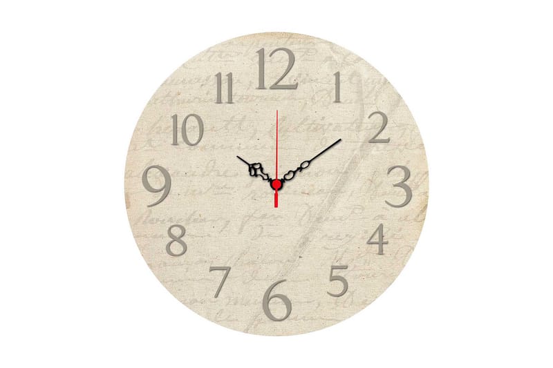 Koristeellinen MDF Seinäkello 40 cm, Monivärinen