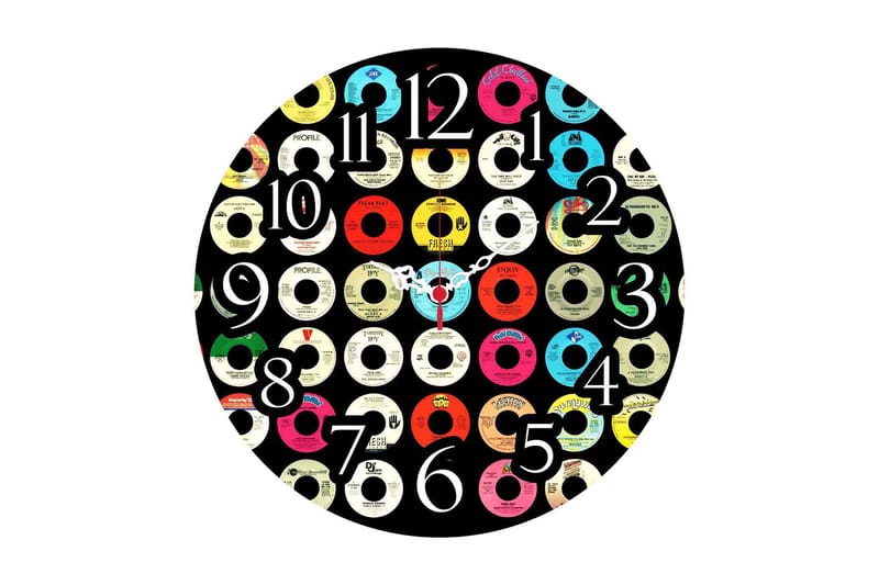 Koristeellinen MDF Seinäkello 40 cm, Monivärinen