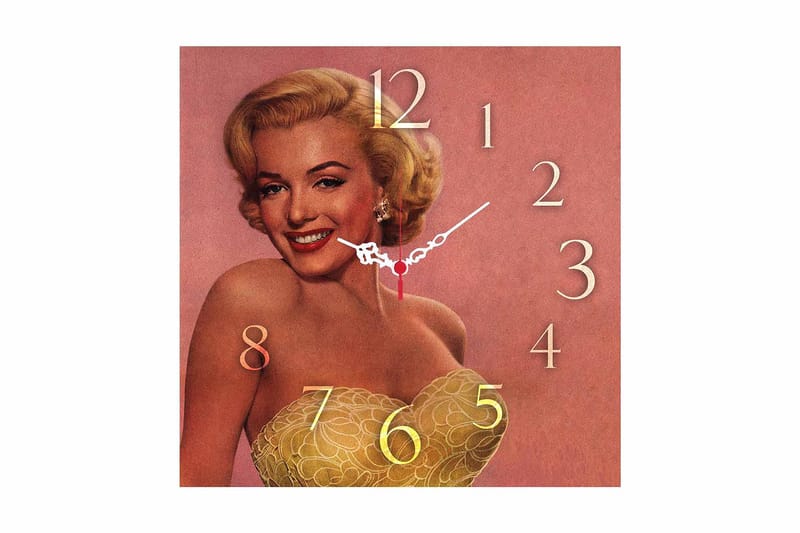 Koristeellinen MDF Seinäkello 40x40 cm, Monivärinen