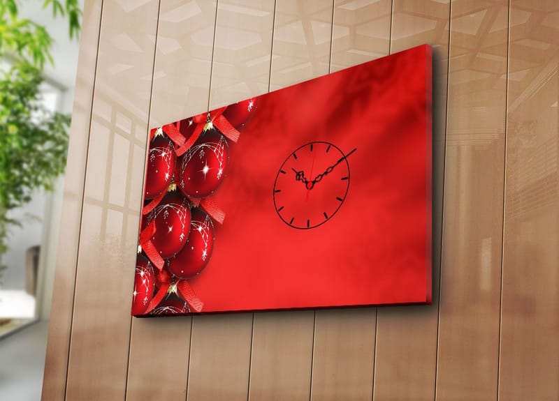 Koristeellinen Seinäkello 45x70 cm - Monivärinen - Sisustustuotteet - Seinäkoristeet - Kellot