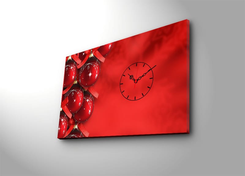 Koristeellinen Seinäkello 45x70 cm - Monivärinen - Sisustustuotteet - Seinäkoristeet - Kellot