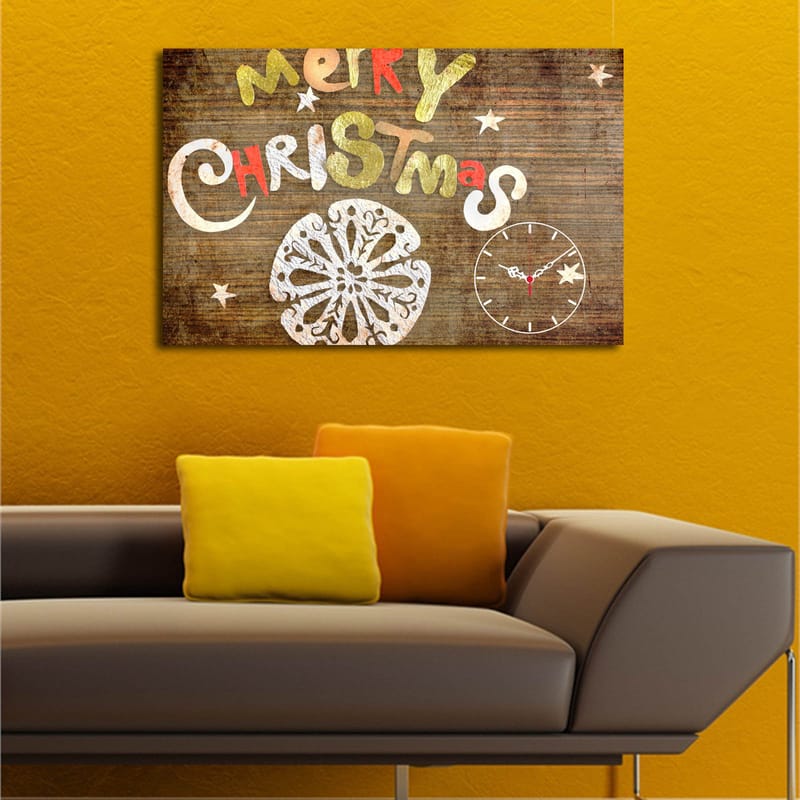 Koristeellinen Seinäkello 45x70 cm - Monivärinen - Sisustustuotteet - Seinäkoristeet - Kellot