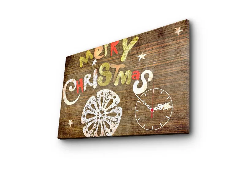 Koristeellinen Seinäkello 45x70 cm, Monivärinen