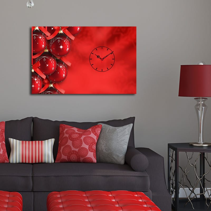 Koristeellinen Seinäkello 45x70 cm - Monivärinen - Sisustustuotteet - Seinäkoristeet - Kellot