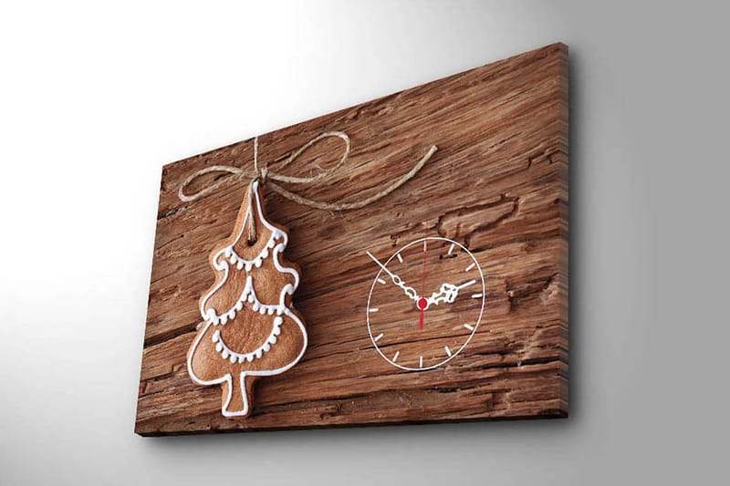 Koristeellinen Seinäkello 45x70 cm - Monivärinen - Sisustustuotteet - Seinäkoristeet - Kellot