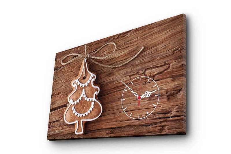 Koristeellinen Seinäkello 45x70 cm - Monivärinen - Sisustustuotteet - Seinäkoristeet - Kellot