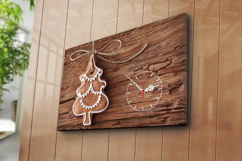 Koristeellinen Seinäkello 45x70 cm, Monivärinen