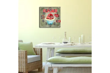 Koristekello Tezeren 40x40 cm Kitchen - Monivärinen - Sisustustuotteet - Seinäkoristeet - Kellot