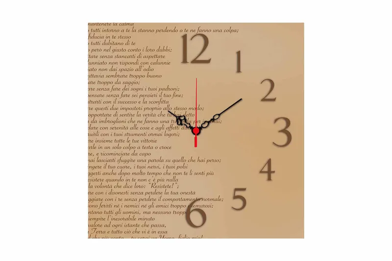 Koristekello Tezeren 40x40 cm, Monivärinen