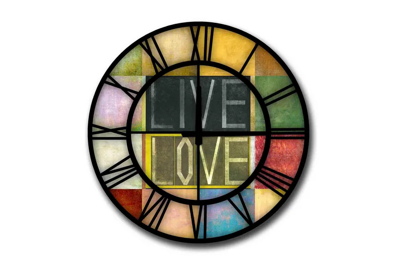 Koristekello Tezeren 50 cm Pyöreä, Monivärinen