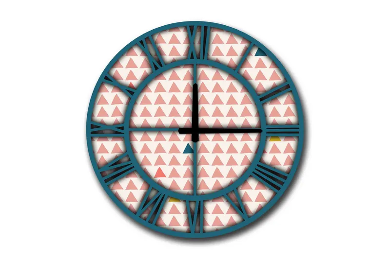 Koristekello Tezeren 50 cm Pyöreä, Monivärinen