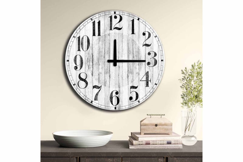 Koristekello Tezeren 50 cm Pyöreä - Monivärinen - Sisustustuotteet - Seinäkoristeet - Kellot