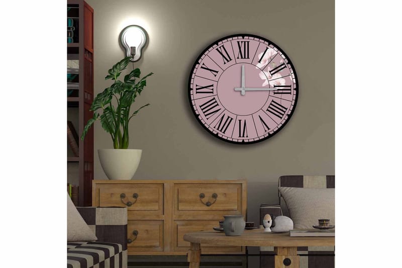 Koristekello Tezeren 50 cm Pyöreä - Monivärinen - Sisustustuotteet - Seinäkoristeet - Kellot