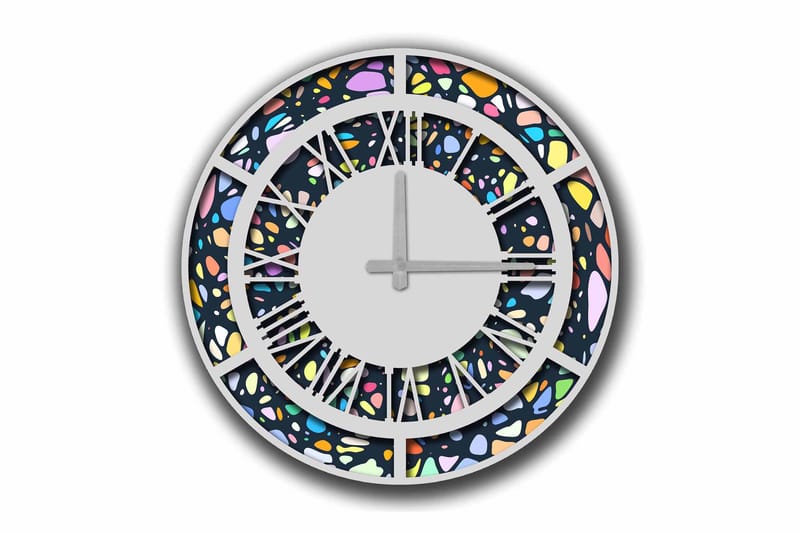 Koristekello Tezeren 50 cm Pyöreä, Monivärinen
