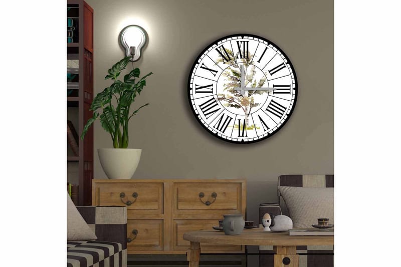 Koristekello Tezeren 50 cm Pyöreä - Monivärinen - Sisustustuotteet - Seinäkoristeet - Kellot