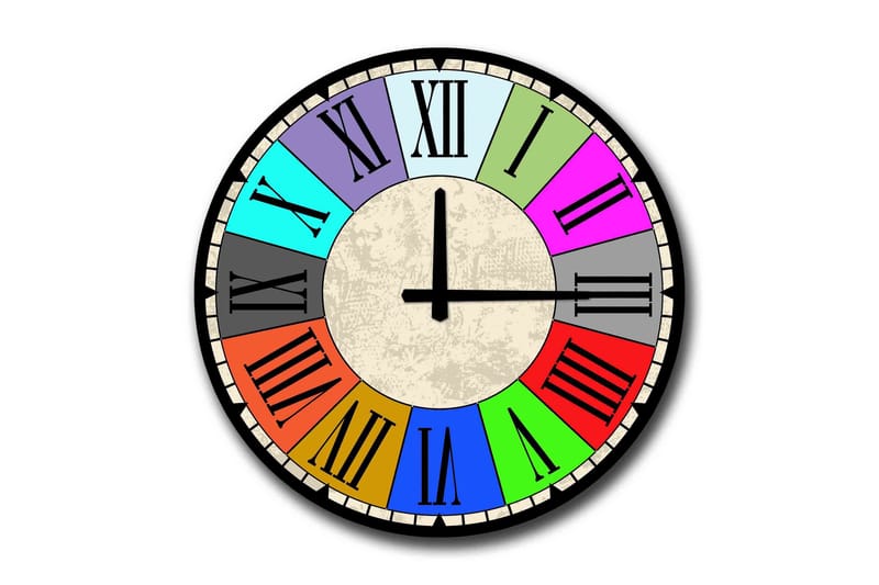 Koristekello Tezeren 50 cm Pyöreä, Monivärinen