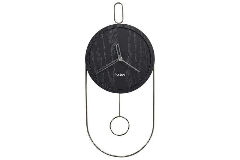 Pendelur Beliani Sierre Ljus trä/svart Black||Silver, undefined