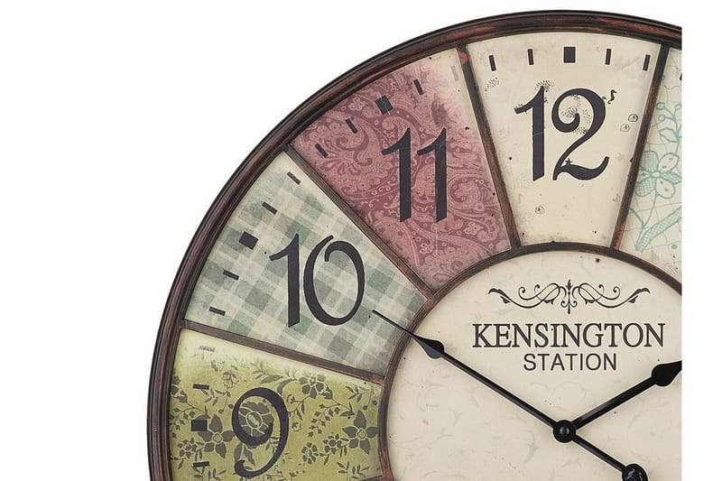 Seinäkello Boswil 59 cm - Monivärinen - Sisustustuotteet - Seinäkoristeet - Kellot