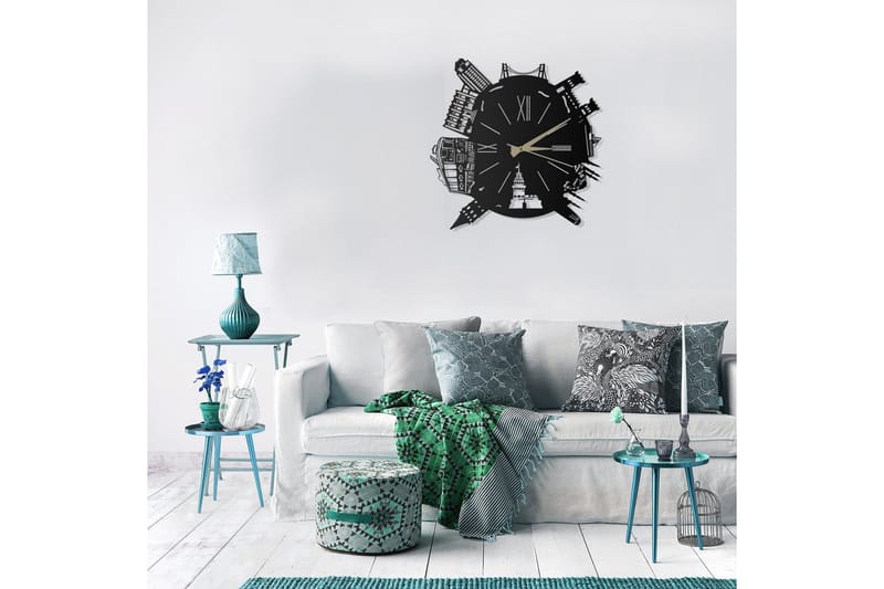Seinäkello Metalli - Sisustustuotteet - Seinäkoristeet - Kellot