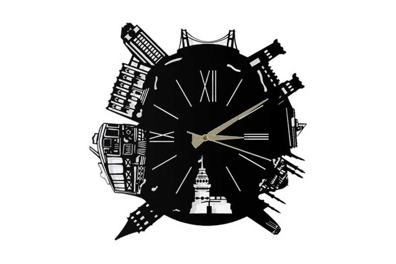 Seinäkello Metalli - Sisustustuotteet - Seinäkoristeet - Kellot